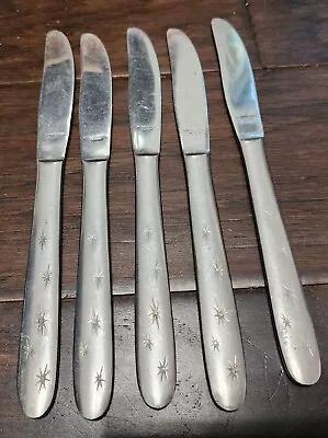 Lot Of 5 Mar-Crest Citation Pattern Dinner Knives  • $10