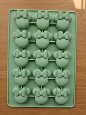 Green Minnie Mouse Mold 1pcs Resin Crafts Ice Tray Chocolate Mould  • £8