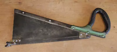 Antique Vintage Edison Steel Works Youngrip HackSaw Mechanic's Angle Saw • £91.69