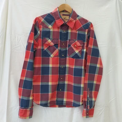 £8 • Buy Hollister Womens Check Shirt M