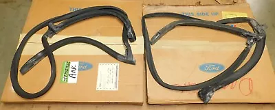 1981 1982 1983 1984 Mustang Capri NOS L+R T-TOP ROOF GLASS OPENING WEATHERSTRIP • $319