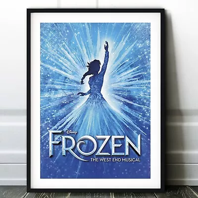 Frozen The Musical Poster Print - West End Wall Art - Broadway Play Theatre • £19.99