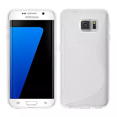 Transparent S-Curve Ultra Slim Gel Cover Case For Samsung Galaxy S7 & S7 Edge • $3.95