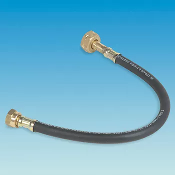 BUTANE GAS HOSE PIGTAIL ASSEMBLY FOR CARAVAN BULKHEAD REGULATOR 750mm R7HBUT • £12.49