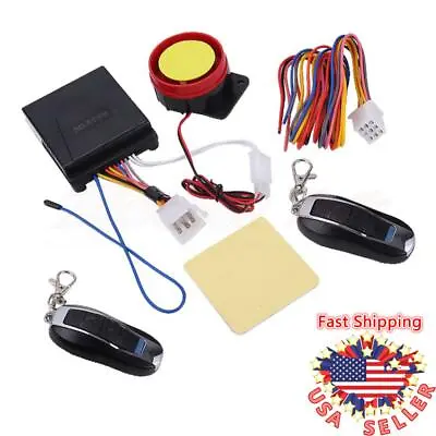 125DB Motorcycle Alarm System Immobiliser 2 Remote Control Security Anti-theft • $15.95