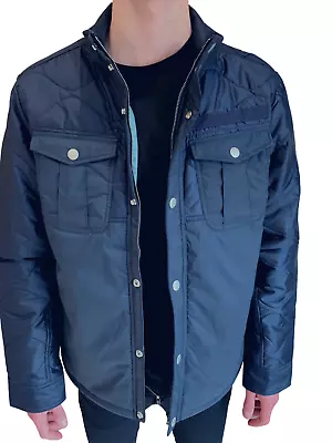 G Star Raw Mens Filch Jacket RRP £180 Navy XXL ONLY Small Fit Coat  • £39.99