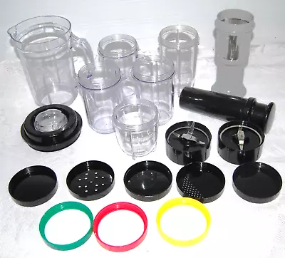Magic Bullet Mb1001 Blender Accessories Cups Lids Blades Juice Extractor Etc • $21.99