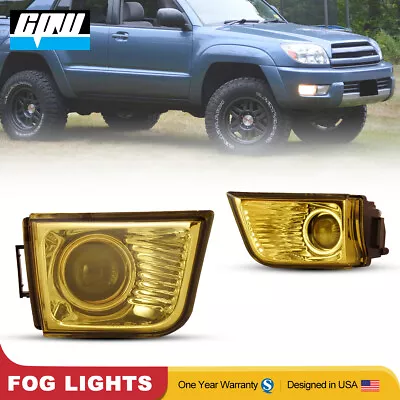 Fog Lights For 2003-2005 Toyota 4Runner Yellow Lens Front Bumper Driving Lamps • $44.99