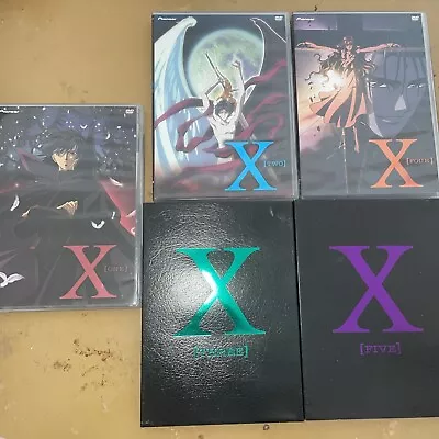 X: Anime DVDs 1-5 Set Lot One Through Five Pioneer • $20