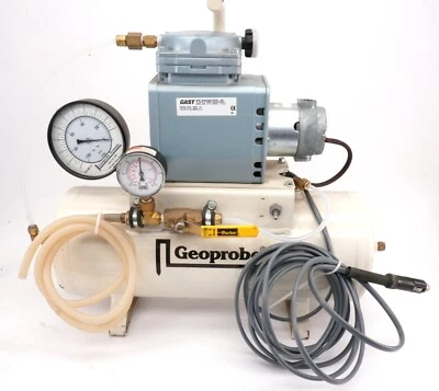 $500 • Buy Geoprobe 12V Cigarette Lighter Plug Gast Oilless Diaphragm Vacuum Pump With Tank
