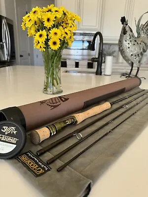**BEAUTIFUL** G LOOMIS ￼CROSSCURRENT  GLX 6wt   9’ft~4pc Fly Rod!!! • $685