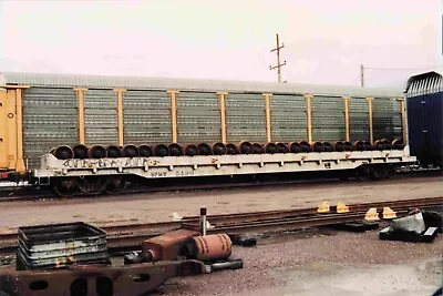 Southern Pacific Sp  Flat Car Train Photo Railroad 4X6 #4734 • $10