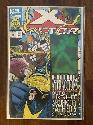 ✨X-FACTOR #92 - JOE QUESADA FATAL ATTRACTIONS HOLOGRAM - 1993 - Uncanny X-Men • $10