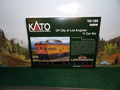 N Scale KATO  Union Pacific  City Of Los Angeles  11 Car Set . Beautiful ! • $195