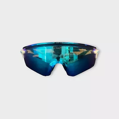 Oakley Encoder Polished Men's White W/ Prizm Sapphire Sunglasses (OO9471-0536) • $125