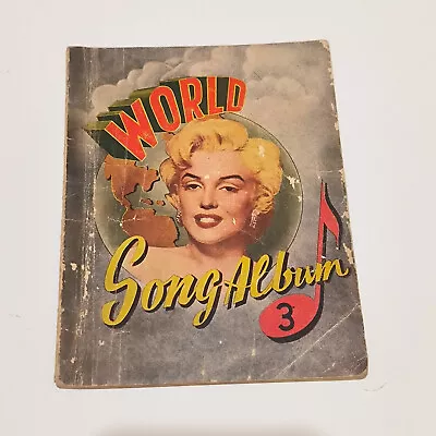 Marilyn Monroe On Cover Indonesia Vintage World Song Book 1950's Lana Turner • $49.99