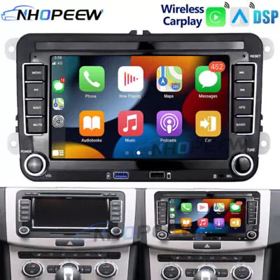 $98.99 • Buy For VW Volkswagen CC Passat 7  Apple Carplay Android 12 Car Stereo Radio GPS DSP