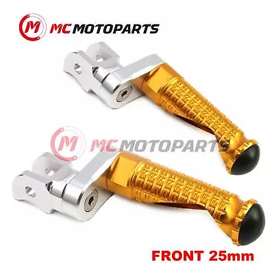 For Suzuki DL 650 XT V-Strom 15-21 20 19 MPRO 25mm Extended GOLD Front Foot Pegs • $54.86