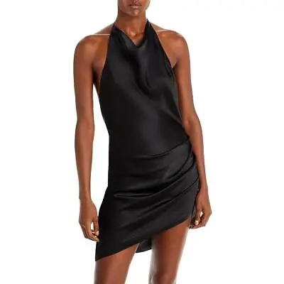 Amanda Uprichard Womens Elektra Silk Mini Party Halter Dress BHFO 5609 • $58.99