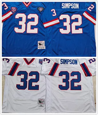 Vintage O.J. Simpson #32 Buffalo Bills Throwback Stitched Jersey • $46.99