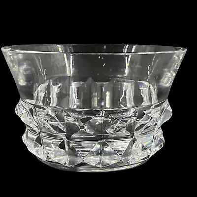 Vintage Signed Kosta Sweden Bowl Vicke Lindstrand 52671 Clear Art Glass Diamond • $137.43