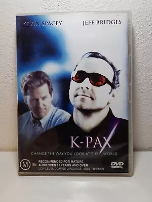 $9.90 • Buy K-Pax  (DVD, 2001) Kevin Spacey Jeff Bridges Aussie Seller R4 FREE POSTAGE 