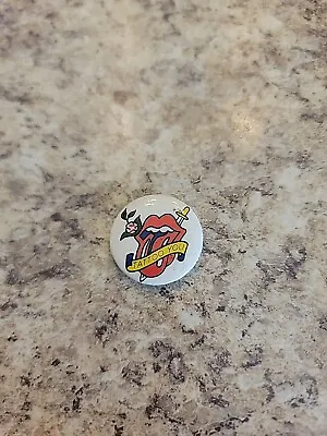 Rolling Stones Tattoo You Pinback Pin Album Art Button Vintage 1980s Buttonworks • $10.99