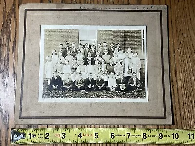 Antique 1915 Cabinet Card Darlington Pa Grade School Integrated Beaver County • £72.28