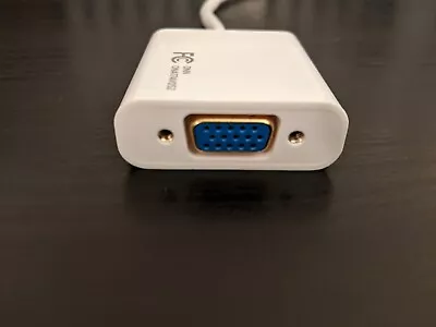 TWO Mini DisplayPort Thunderbolt Adapters Dongle Converter (DP To VGA And HDMI) • $9.99