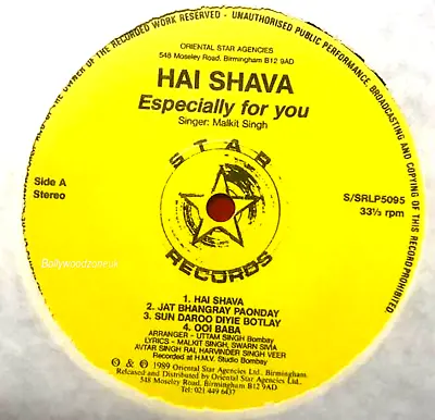 Malkit Singh - Hai Shava - Brand New Bhangra Vinyl Record Lp • £29.99