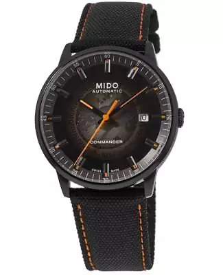 New Mido Commander Gradient Black Dial Fabric Men's Watch M021.407.37.411.00 • $667.74