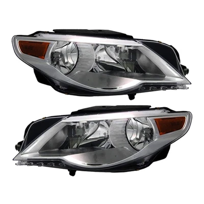 $444.75 • Buy New Headlight Pair Fits Volkswagen Cc R-line Sedan 2009-2012 Vw2502139 Vw2503139