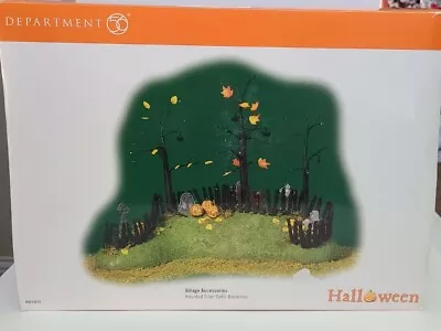 Department 56 Halloween Village Accessories Haunted Fiber Optic Background 53075 • $67.98