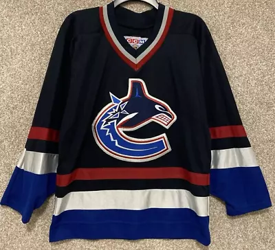 Vintage CCM NHL Mens Vancouver Canucks Hockey Jersey Size Small Made In Canada • $49.99