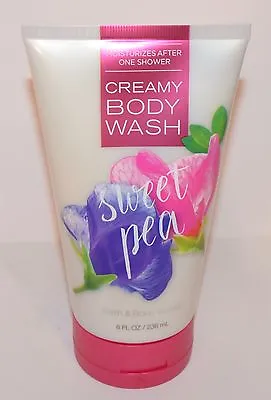 $14.95 • Buy 1 New Bath Body Works Sweet Pea Creamy Body Wash Shower Gel 8 Oz Moisturizing