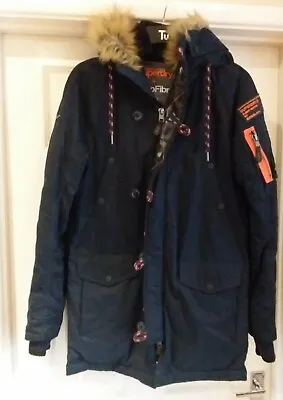 Men's/ Older Boys Superdry SD-3 Parka Jacket/Coat Size Small • £44.99
