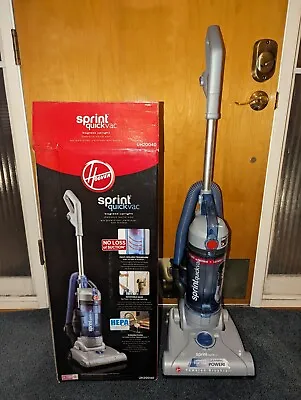HOOVER Sprint Quickvac Corded Bagless Upright HEPA Vacuum Cleaner UH20040 MINT • $55