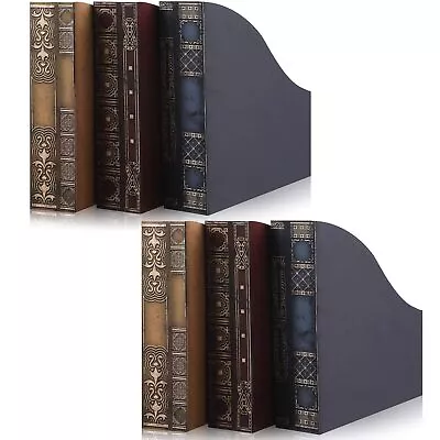 6 Pcs File Magazine Organizer 3  X 11  X 12'' Decorative Classic Books Themed... • $40.77