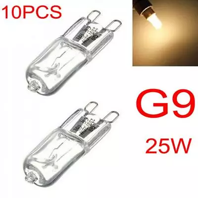 10x G9 Halogen Bulbs 25W Warm White Capsule Clear Lamp Replace LED Bulb 220-240V • $11.65