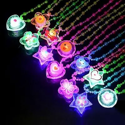 Crystal Light Up Necklaces LED Sparkle Plastic Necklace And Shining Pendants 12  • $13.99