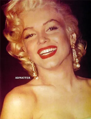 Marilyn Monroe Poster Print Amazing Smile In This Sexy Luscious Red Lips Photo! • $9.99