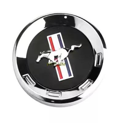 Chrome 5.9'' 3d Rear Trunk Round Emblem Sticker For Mustang 5.0 Tail Badge • $26.86