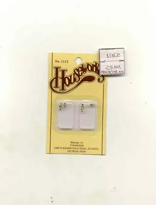 Knob - DRAWER PULLS 1/12 Scale Dollhouse Miniature Hardware  1112 Houseworks 6pc • $2.96