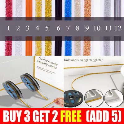 Ceramic Tile Mildewproof Gap Tape 6M Self-adhesive Waterproof Seam Sticker NEW • £3.83