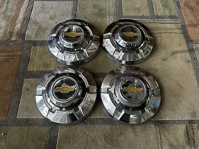 Vintage 1967-72 Chevy Truck 3/4-1 Ton Dog Dish Poverty Hubcaps Wheel Covers • $375