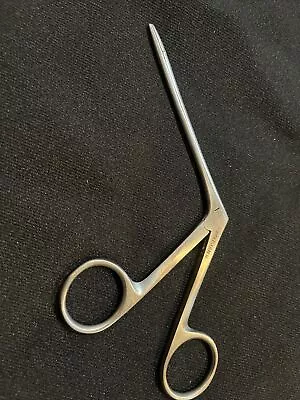 Micro Alligator Ear Forceps 3.25  Shaft 0.8 Mm Wide Flat Serrated Jaws • $14.95