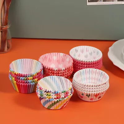 100Pcs Muffin Cupcake Paper Cups Cupcake Liner Baking Muffin Cup DIY Party Decor • $7.55