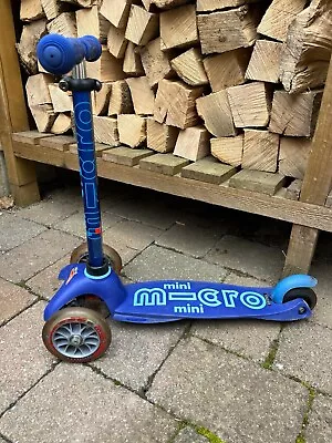 Mini Micro 3 Wheeled Scooter: Blue • £7.50