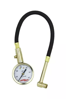 ACCUGAGE® Tire Pressure Gauge W/ Right Angle Air Chuck And 11  Braid Hose • $10.27