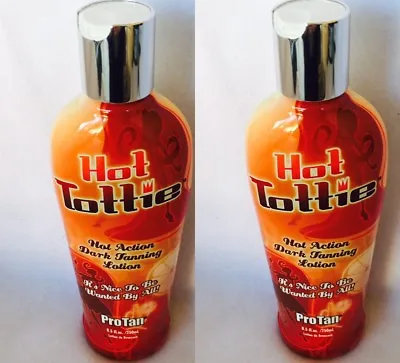 $29.92 • Buy 2-Pack Pro Tan Hot Tottie Hot Tingle  Sizzle Indoor Tanning Lotion  - 8.5 Oz 
